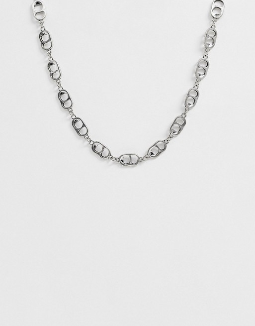 Reclaimed Vintage inspired neckchain with ringpull detail exclusive to ASOS