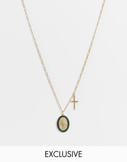 St christopher hotsell necklace with cross