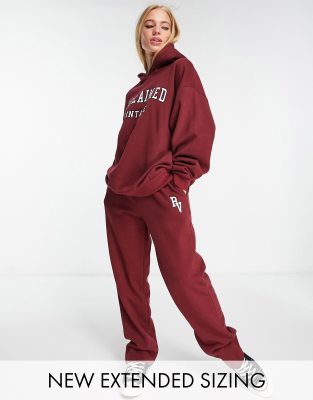 Reclaimed Vintage Inspired Cotton Blend Inclusive Wide Leg Sweatpants