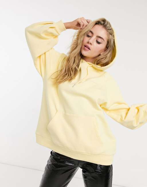 Balloon sleeve oversized hoodie clearance
