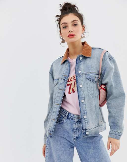 Asos ladies denim jacket clearance