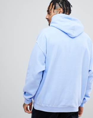 baby blue oversized hoodie