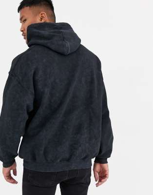 zwarte oversized hoodie