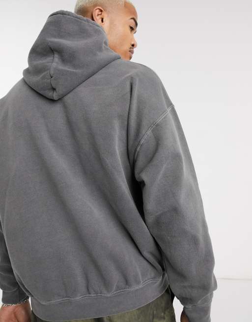 Overdyed grey hotsell hoodie
