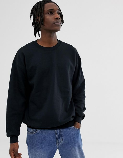 Luxury Oversized Sweatshirt - Vintage Black – UNBND Blanks
