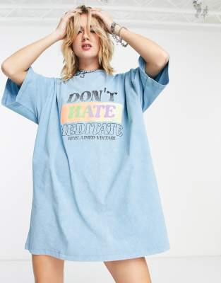Vintage oversized t shirt dress hot sale
