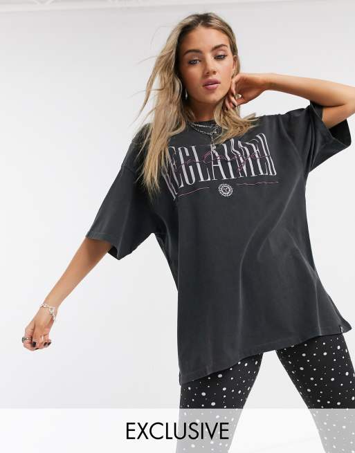 Reclaimed Vintage inspired oversized t-shirt with | ASOS