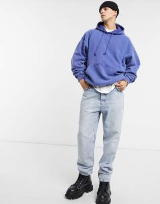 Blue washed sweatshirt Clearance