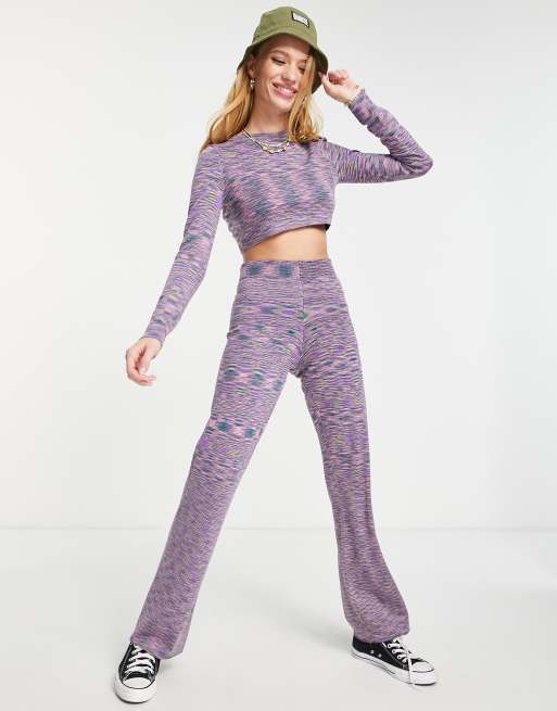 Reclaimed Vintage Inspired - Pantalon d'ensemble teint par section, 3 de 4