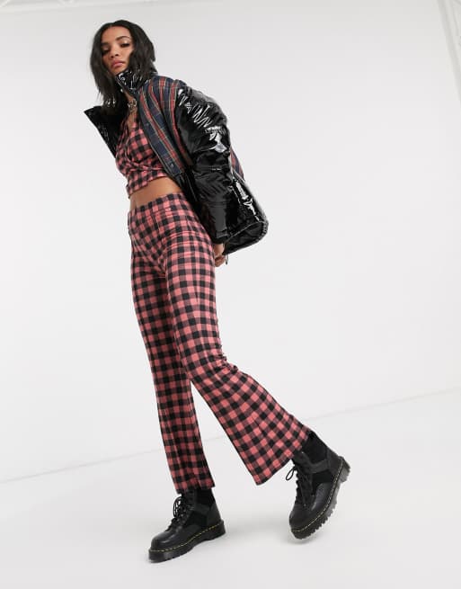 Pantaloni zampa corti on sale
