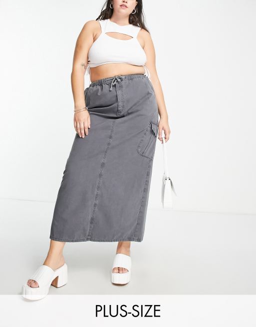 Cargo skirt plus size cheap