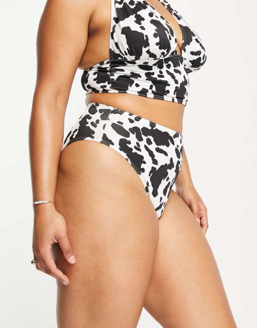 Cow print bikini bottoms new arrivals