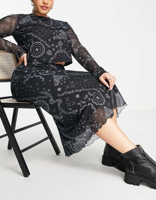 knee length dresses for ladies Chaser Bleeker Paisley Bandana Slip Dress