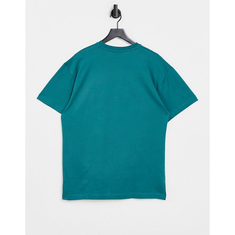 In esclusiva  Reclaimed Vintage Inspired Plus - T-Shirt con stampa con logo verde
