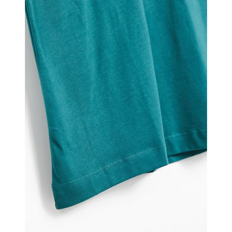 In esclusiva  Reclaimed Vintage Inspired Plus - T-Shirt con stampa con logo verde