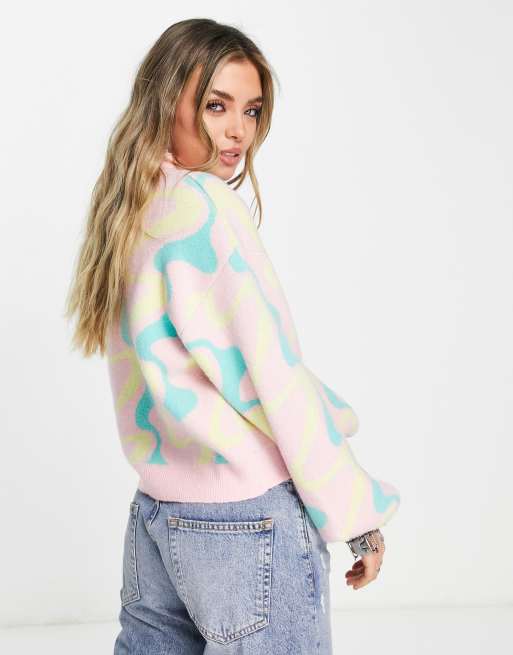 Vintage polo jumper top