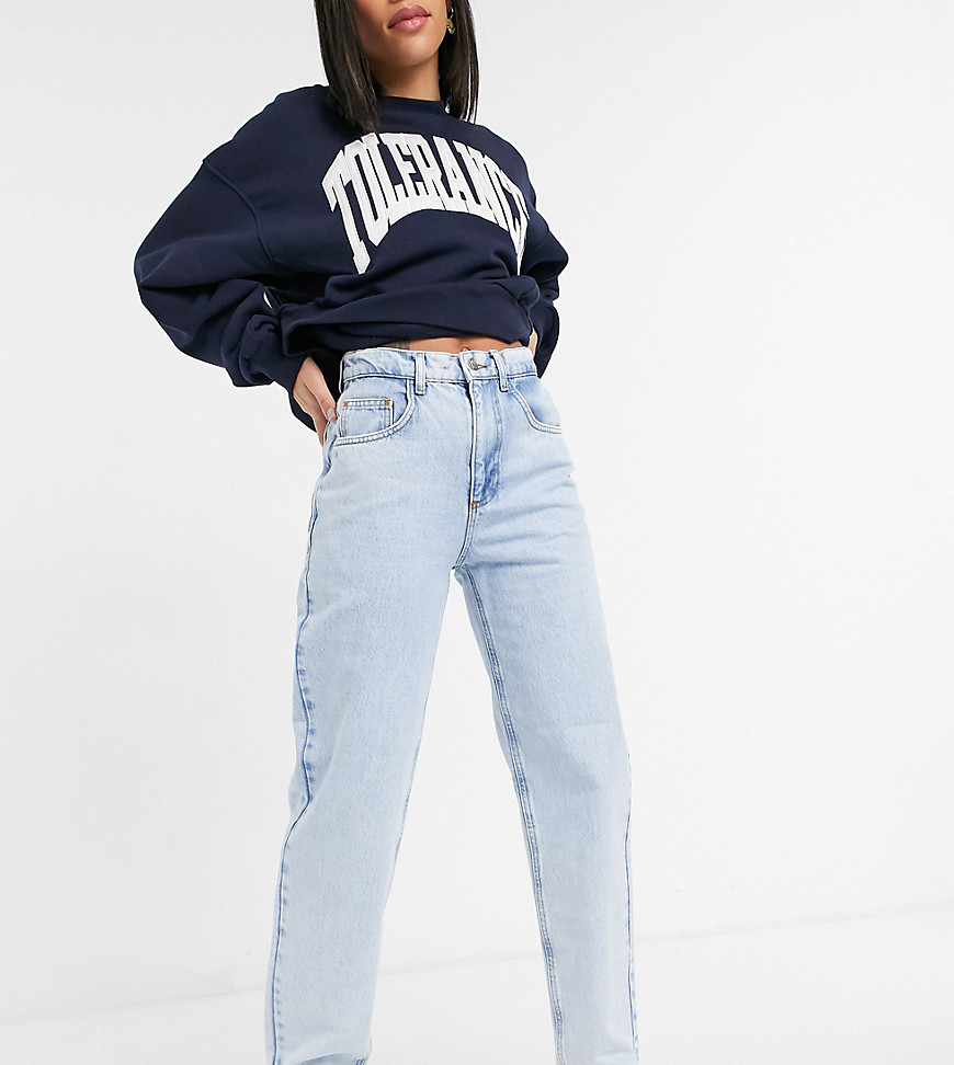 Reclaimed Vintage Inspired recycled blend 90s dad jeans in super bleach sustainable wash-Blues