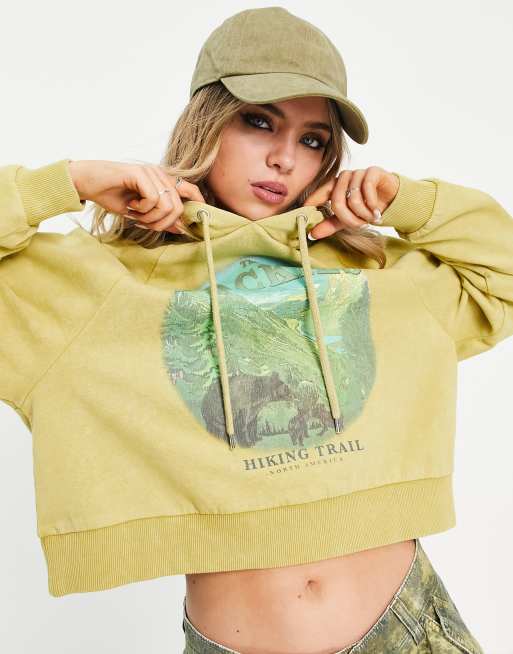 Merica on sale cropped hoodie