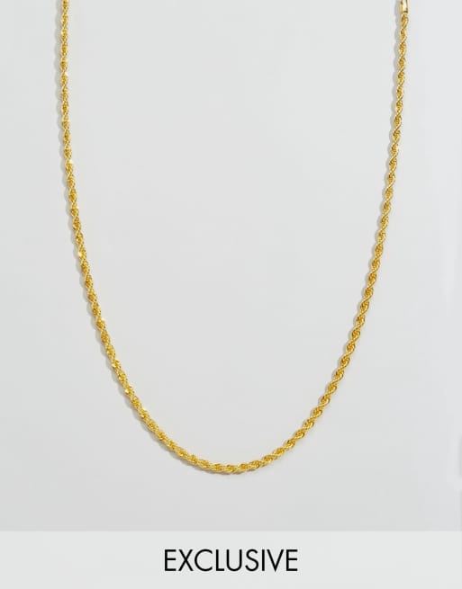 Old school gold rope chain new arrivals