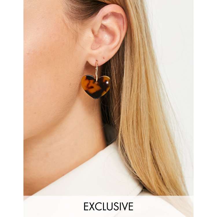 J crew heart on sale earrings