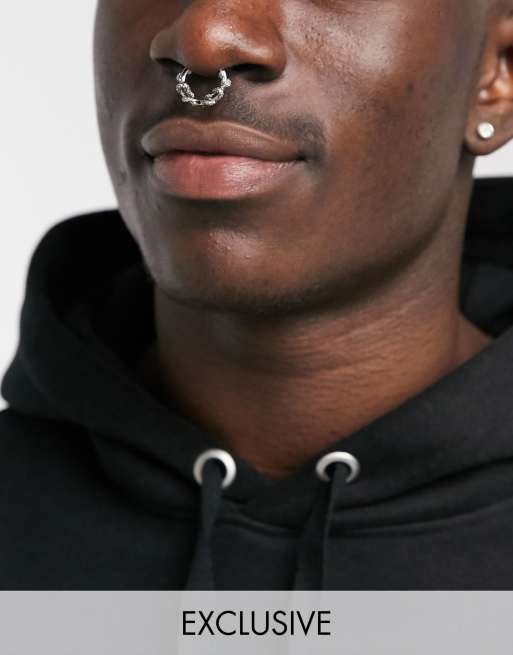 Snake septum piercing on sale