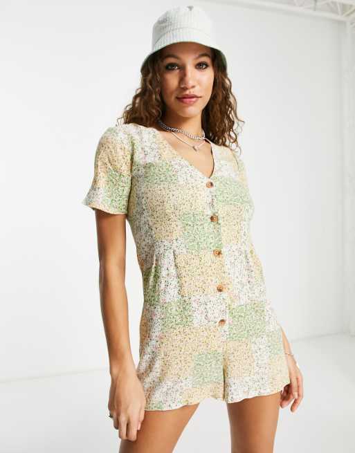 Vintage style playsuit top