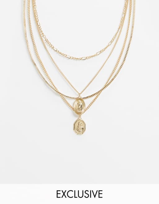 Asos st christopher necklace best sale
