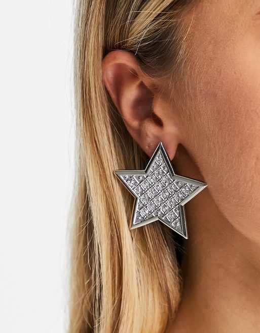 Statement star sales earrings
