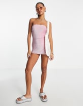 Reclaimed Vintage pink glitter set | ASOS
