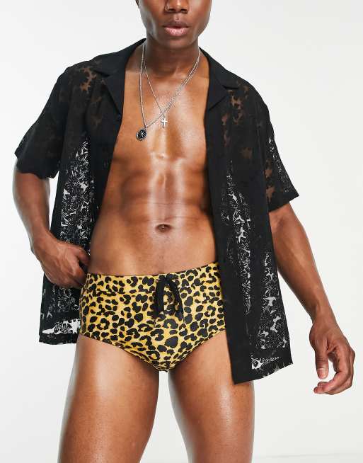 Designer inspired outlet swim trunks