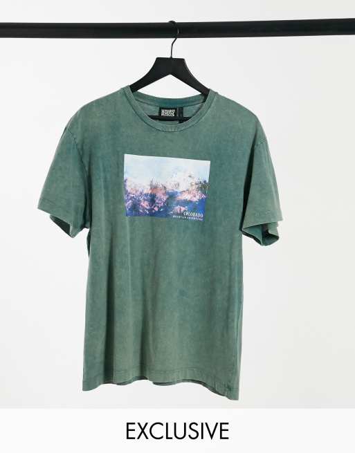 Green vintage tee store