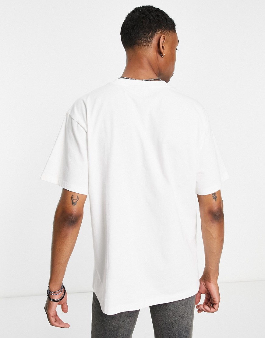 T-shirt unisex con logo bianca-Bianco - Reclaimed Vintage T-shirt donna  - immagine2