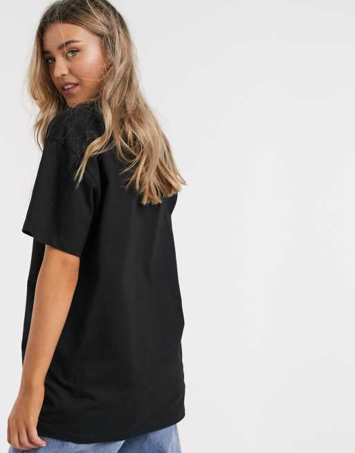 Reclaimed Vintage inspired t-shirt with logo bloom print in black, 2 of 4