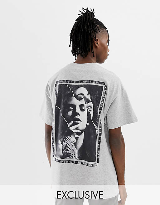 Reclaimed Vintage inspired t-shirt with ripped photographic print | ASOS