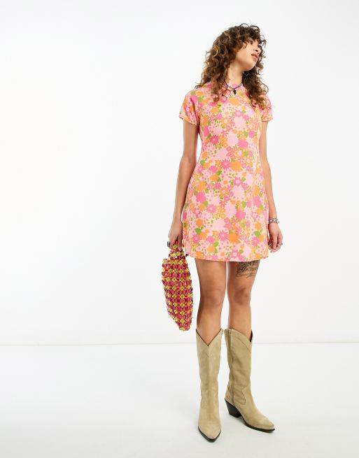 Robe année 70 vintage clearance