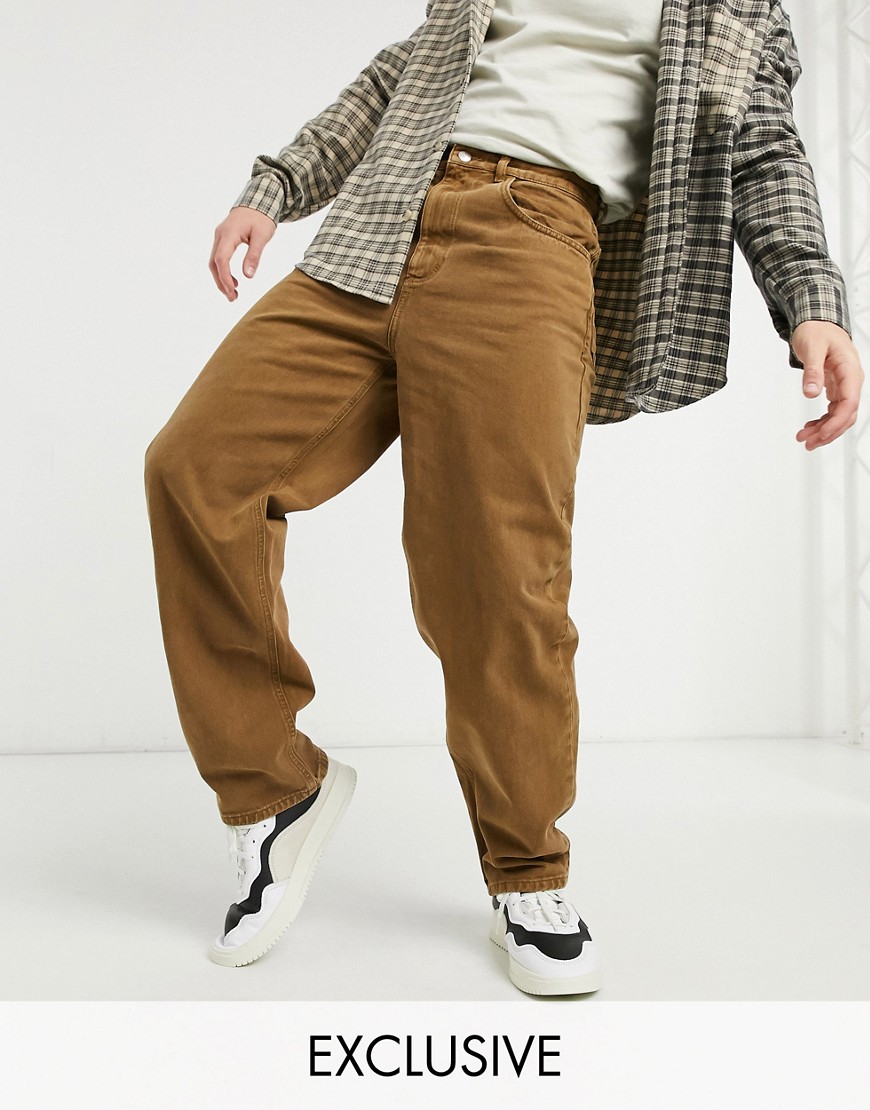 Reclaimed Vintage inspired - The '82 - Dad jeans in bruin-Beige