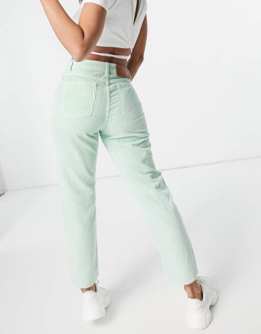 Jeans verde menta discount