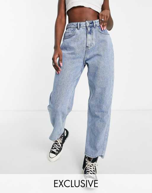 Reclaimed Vintage inspired The '92 relaxed mom jean in mid blue wash | ASOS