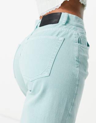 mint green mom jeans