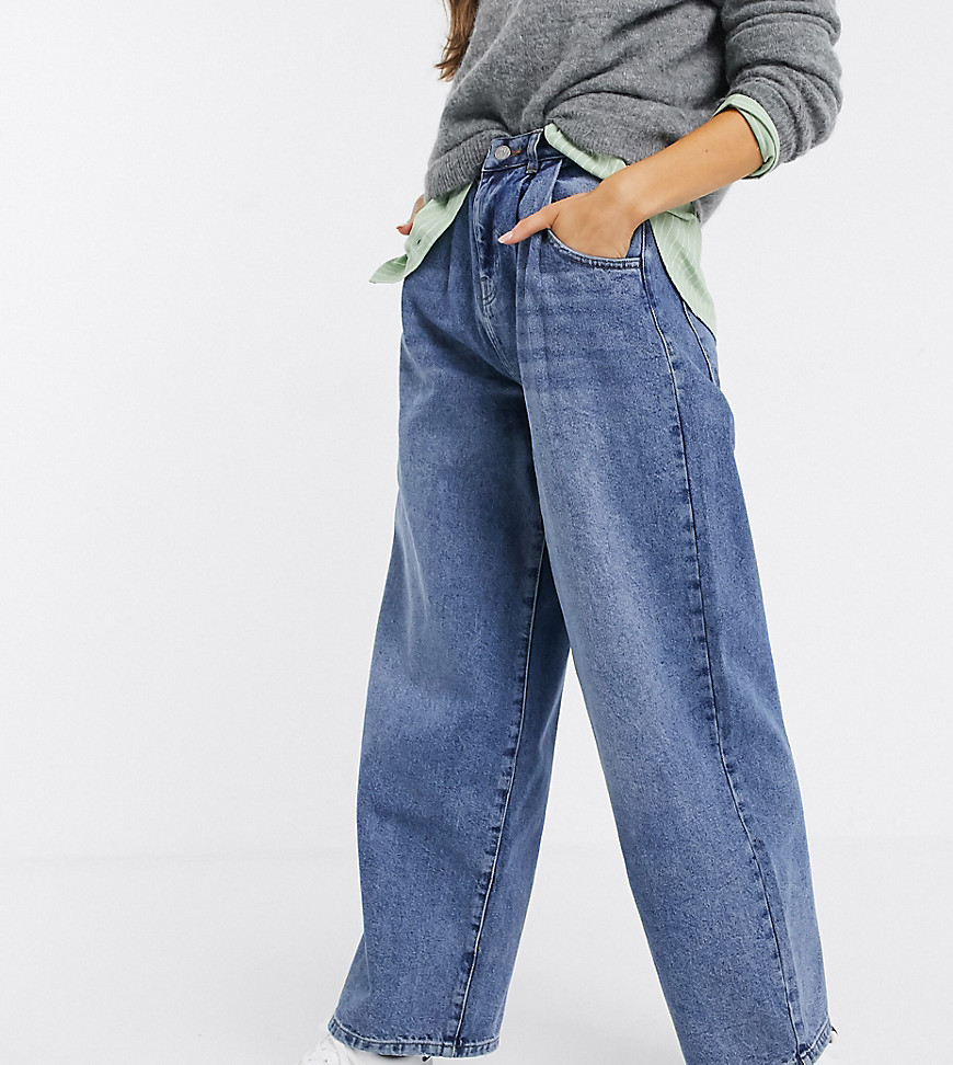 Reclaimed Vintage inspired The '97 high waist wide leg mom jean-Blue