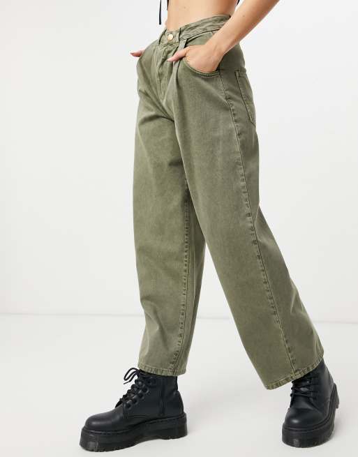 Vintage green jeans sale