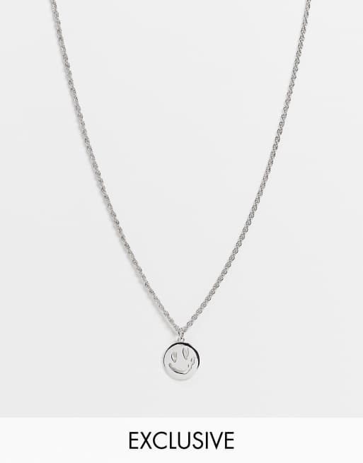 Tiffany happy face new arrivals necklace