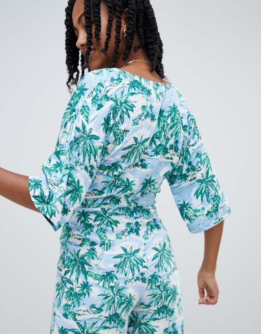 Hawaiian hotsell print playsuit