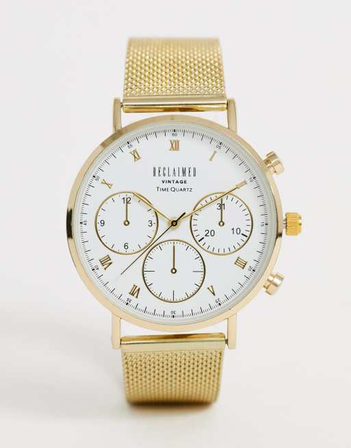 Time quartz watch asos sale