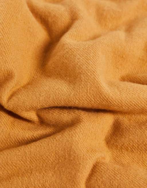 Reclaimed Vintage Inspired - Uniseks dekensjaal in beige - CAMEL, 4 van 4