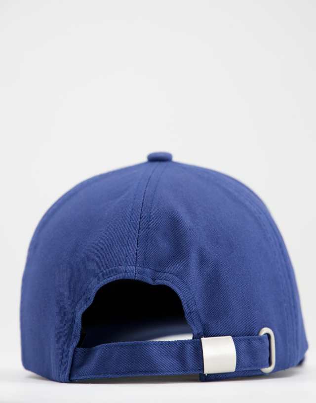 Reclaimed Vintage Inspired unisex cap with rainbow logo in navy 2