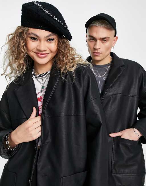 Asos reclaimed new arrivals vintage leather jacket