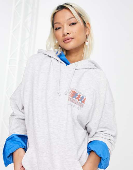 Asos reclaimed vintage hoodie top