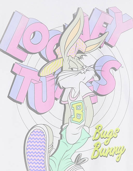 T-Shirts & Vests Reclaimed Vintage inspired unisex licensed bugs bunny t-shirt 