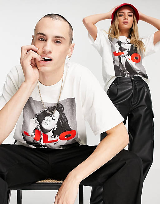 T-Shirts & Vests Reclaimed Vintage inspired unisex licensed JLO t-shirt 